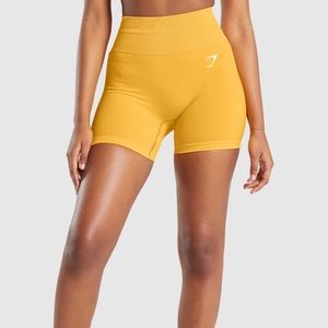 Gymshark Vital Seamless 2.0 Shorts Yellow Marl